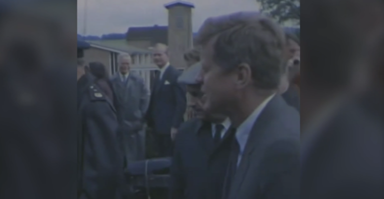 President John F Kennedy visits Forest Row